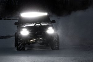 Jeep Cherokee Suspension Lift Kit - Rear - Rough Country - 4.5 Inch M1 with Rear AAL - '85-'01